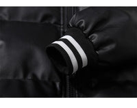 Men's Stand Collar Loose Solid Color Cotton Coat