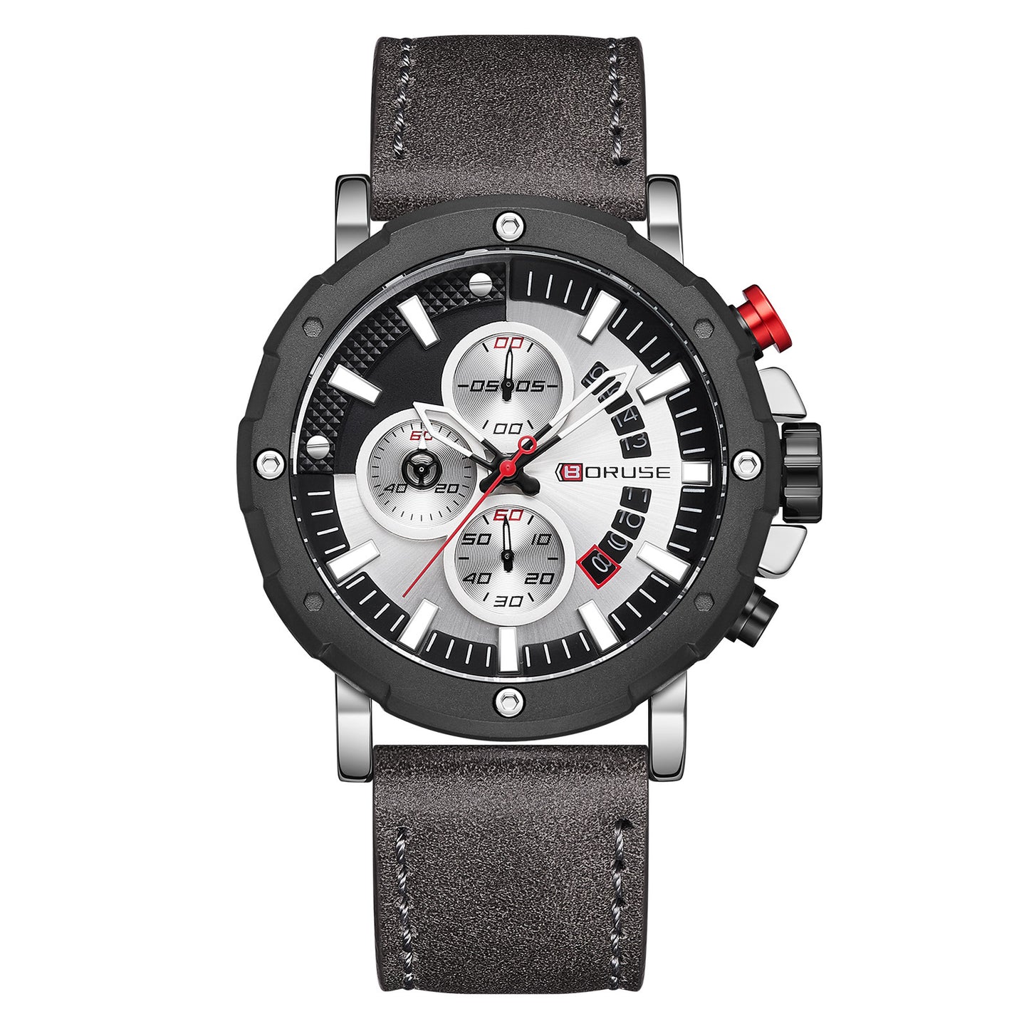 Genuine Leather High-end Waterproof Men's Luminous Quartz Watch