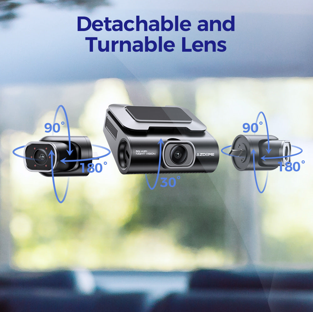 Four-lens Driving Recorder HD Wide-angle WIF Interconnected Driving Parking Surveillance