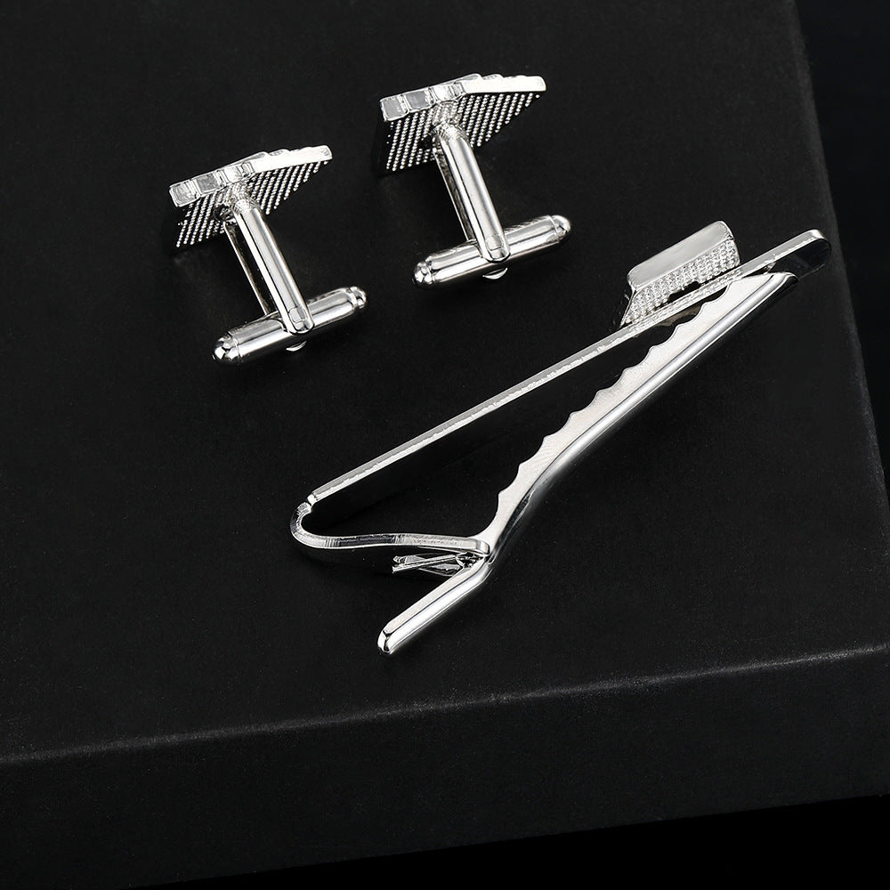 Poker Cufflinks Business Shirt Cufflinks Tie Clip