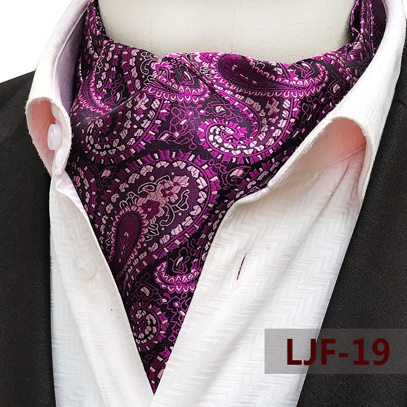 Men's Scarf Jacquard Polyester British