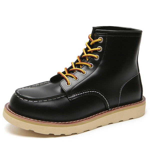 Tooling Leather High-top Martin Boots