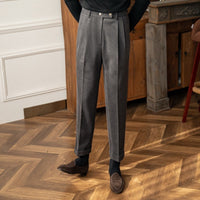 Autumn And Winter High Waist Woolen Casual Pants