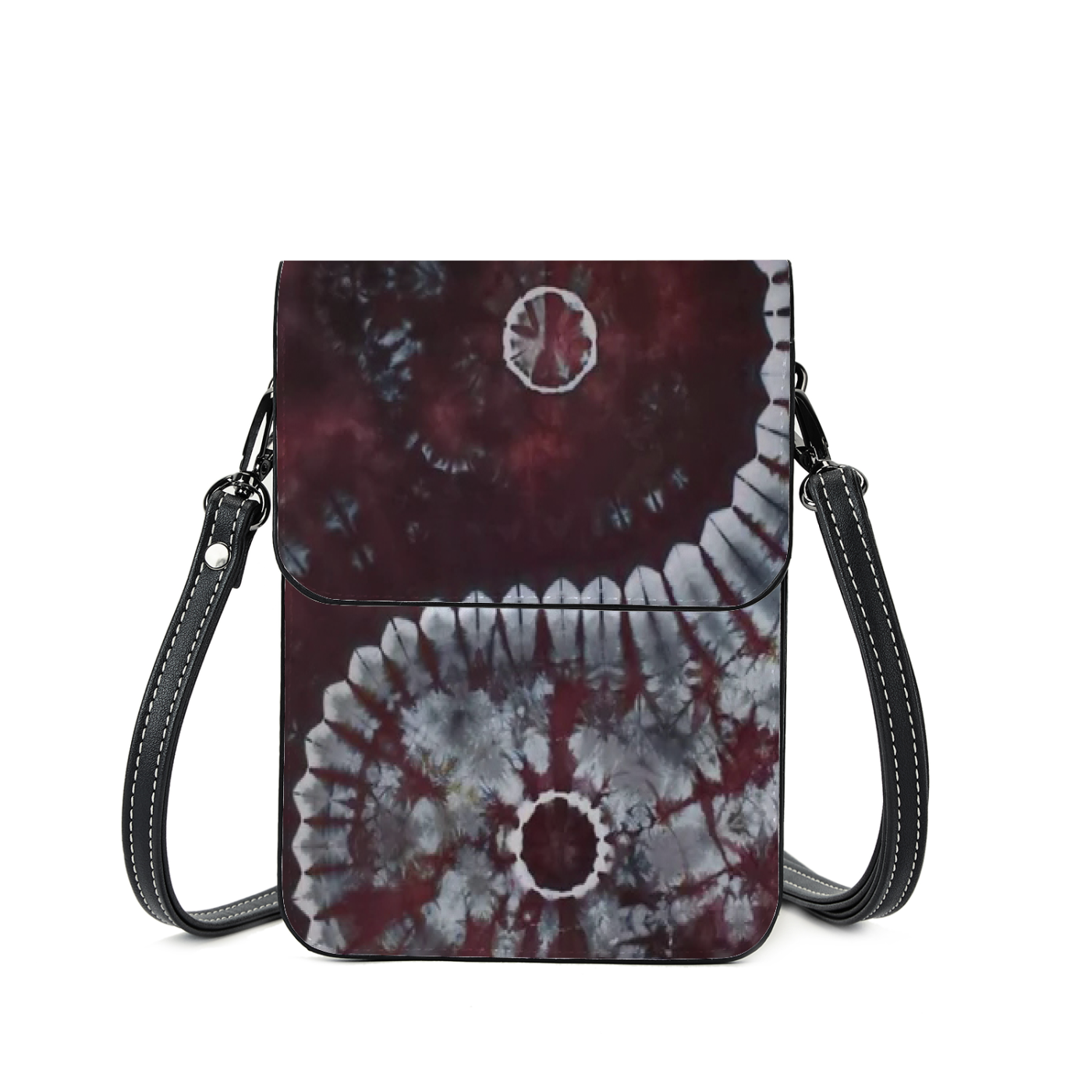 All-Over Print Leather Phone Bag