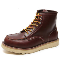 Tooling Leather High-top Martin Boots