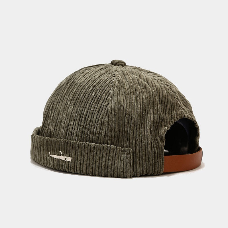 New Corduroy Chinese Landlord Hat Men And Women