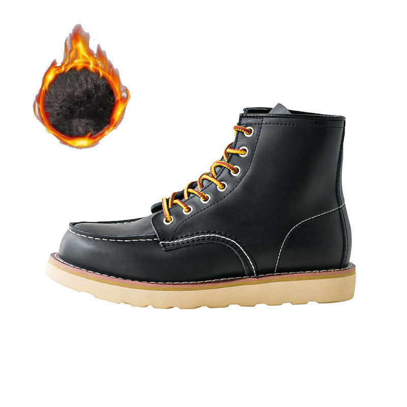 Tooling Leather High-top Martin Boots