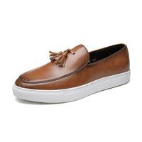 Fashionable And Simple Men's Lazy Casual Leather Shoes