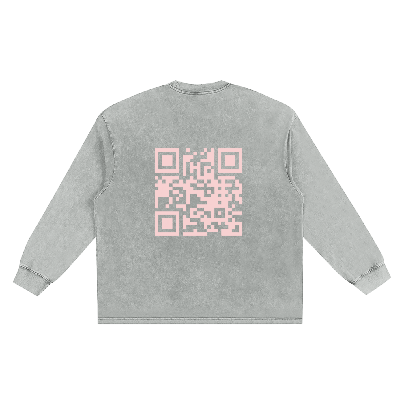 Snow Washed Oversize Long Sleeve T-shirt