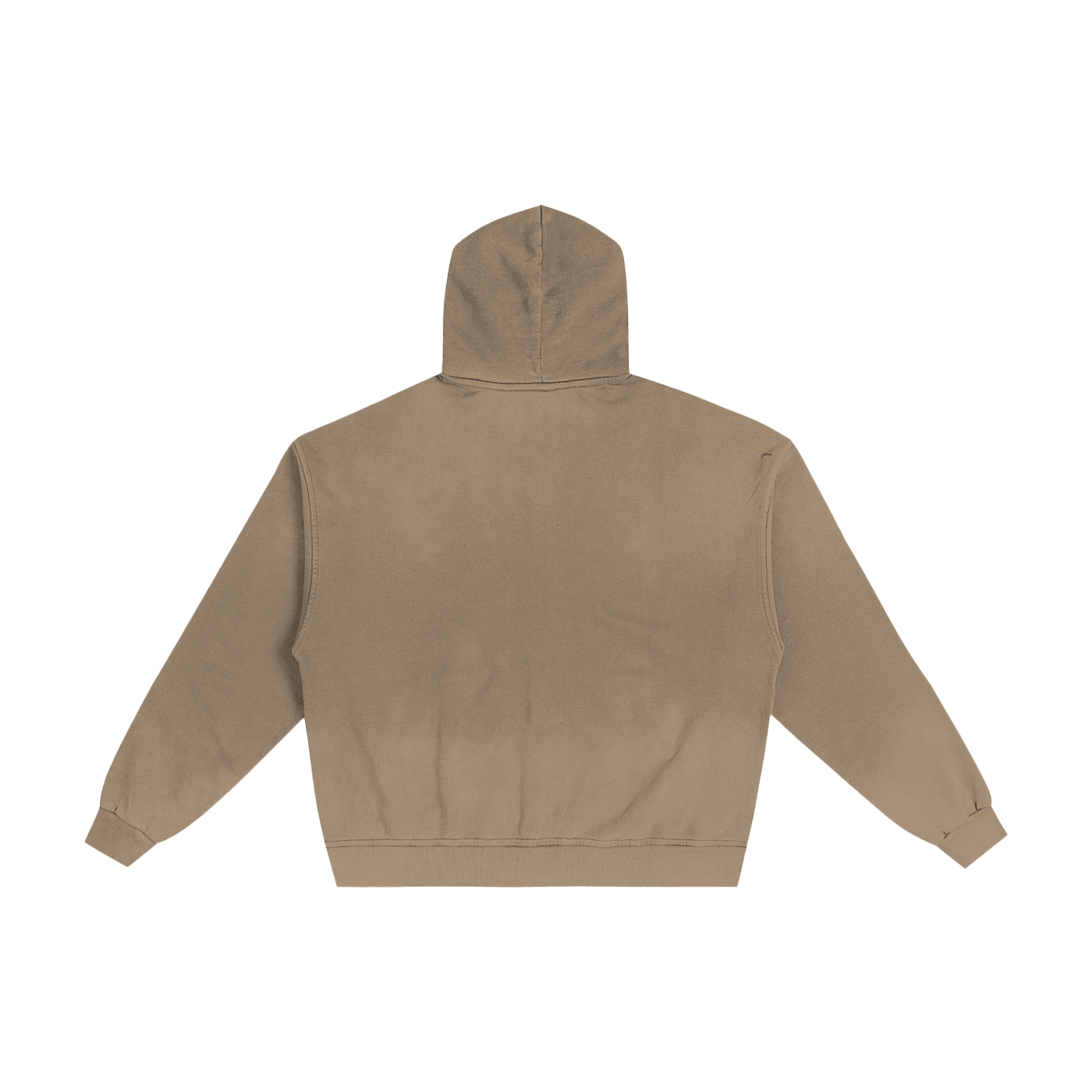 Hand-Frayed Sunfaded Zip Hoodie