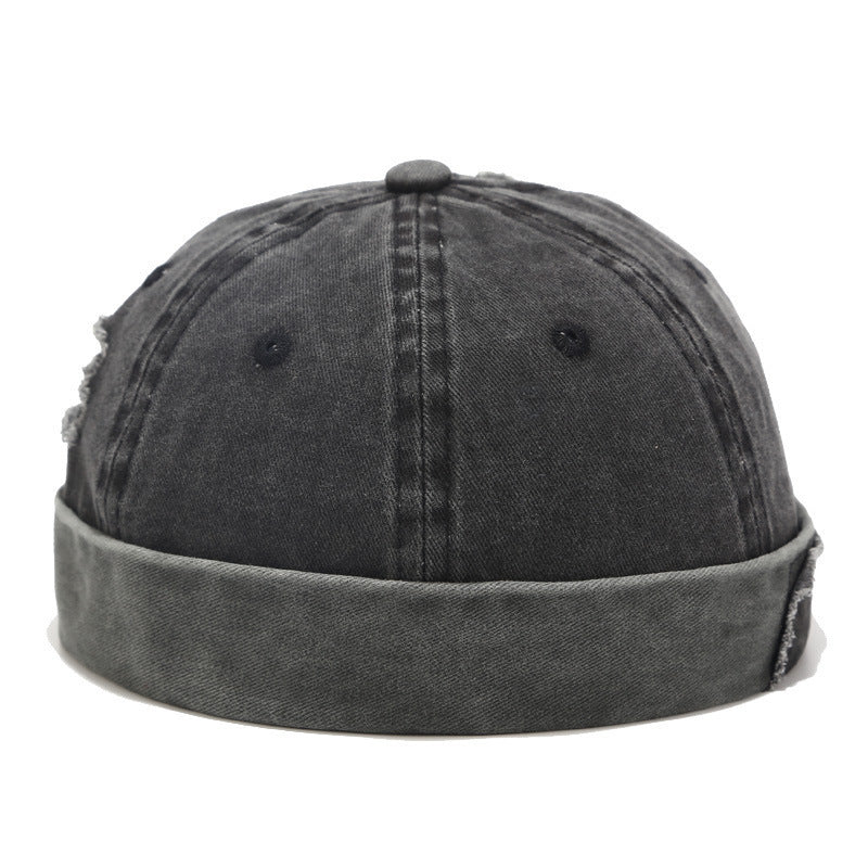 Washed Stitching Landlord Trendy Hip-hop Yuppie Hat