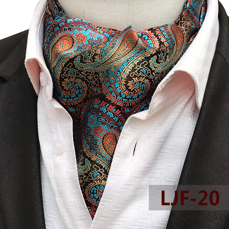 Men's Scarf Jacquard Polyester British