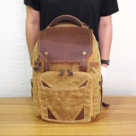 Canvas Waterproof Laptop SLR Camera Bag