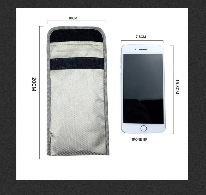 Double-layer Radiation-proof Clothes Mobile Phone Bag Isolation Signal