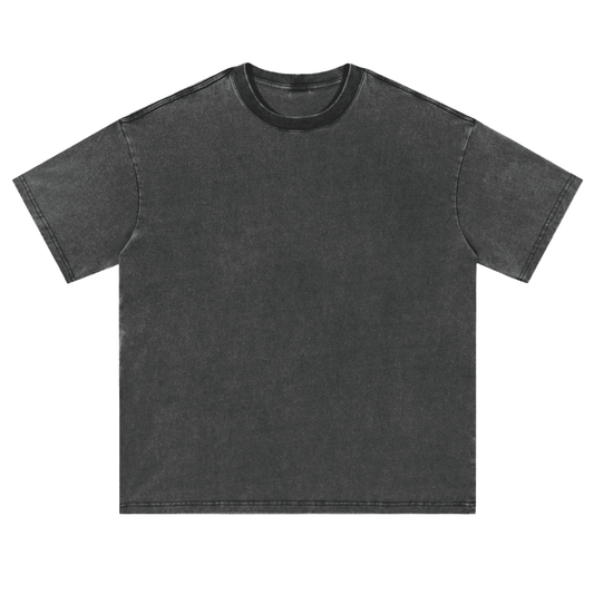 Fluffy Vintage Washed  T-Shirt - 250 GSM