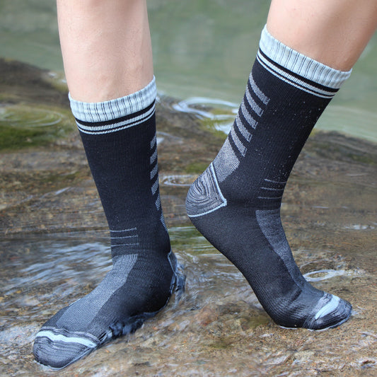 Outdoor Ski Wading Waterproof Men's And Women's Socks Breathable