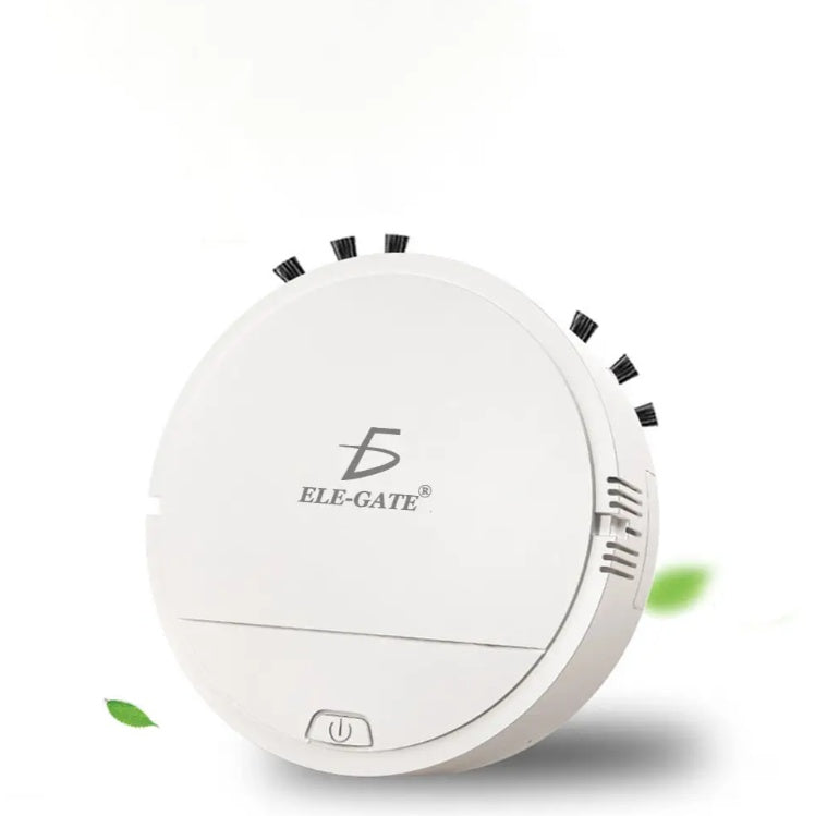 White Rechargeable Smart Sweeping Robot Vacuum Cleaner