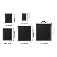 VEVOR Faraday Bag, 4 Pack Faraday Pouch Set For Laptop 16.9x15 , Tablet 13x10.2 , Phone  7.9x4.7   Radio 10.6x7.9 , Fireproof Signal Blocking Holder Faraday Pouch For Anti-Theft  Anti-Hacking