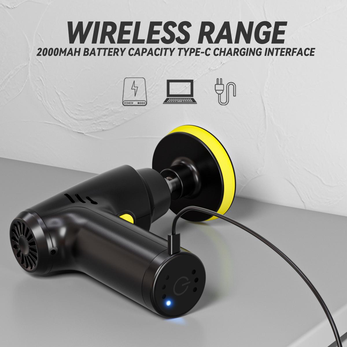 Car Polisher CP01 One Pack Of Multiple Heads To Choose From To Easily Polish Your Car