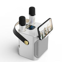 Bluetooth Speaker Outdoor Karaoke Large Volume Home Dual Microphone With Microphone Karaoke All-in-one Machine