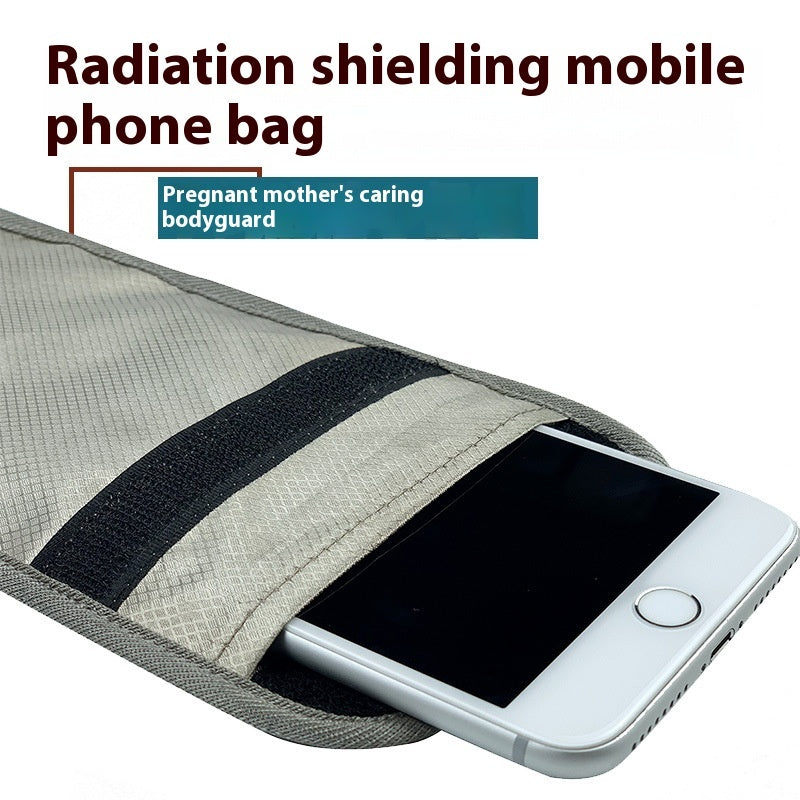Double-layer Radiation-proof Clothes Mobile Phone Bag Isolation Signal