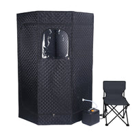 Pentagram Full Body Sauna Machine Bracket Portable Steam Engine Bath Tank Foldable